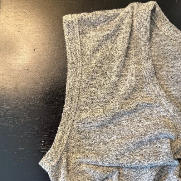 T by Alexander Wang Light Gray Jersey Knit Draped Back Maxi Dress - XS - Picture 9 of 10